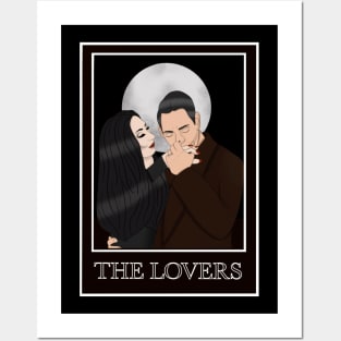 Gomez & Morticia - The Lovers Tarot Card Posters and Art